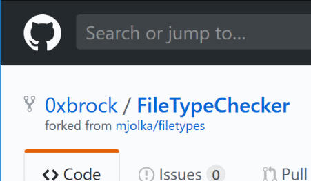 File Type Checker Screenshot