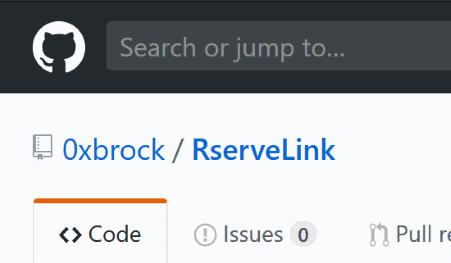 RserveLink Screenshot